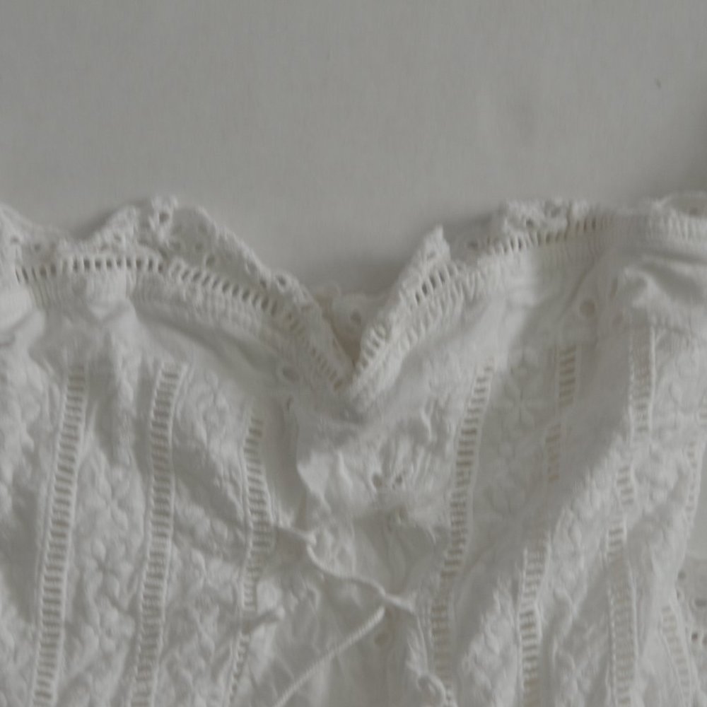 White Mini Dress with Sweetheart Neckline
